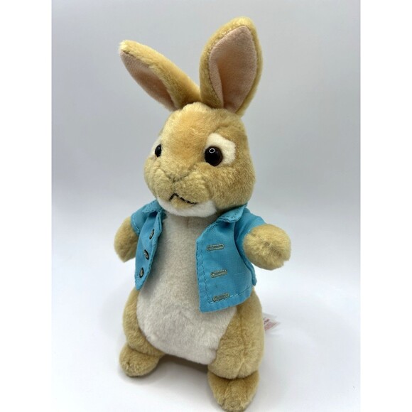 Peter Rabbit TY Beanie Baby Cotton Tail Bunny 8" Plush Stuffed Animal Toy 2018 - Picture 2 of 12